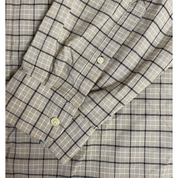 St.John’s Bay Plaid Iron Free Long Sleeve Button Down Shirt Men’s 4XL NEW - Picture 4 of 5